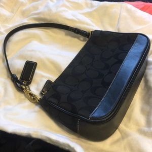Small black Coach purse